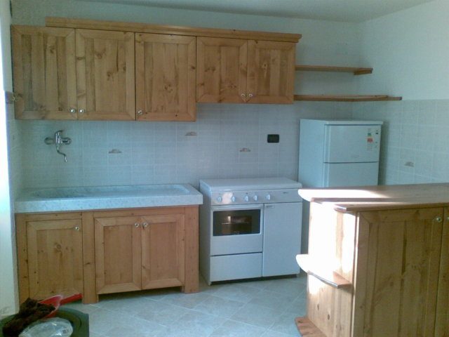 Cucina in legno